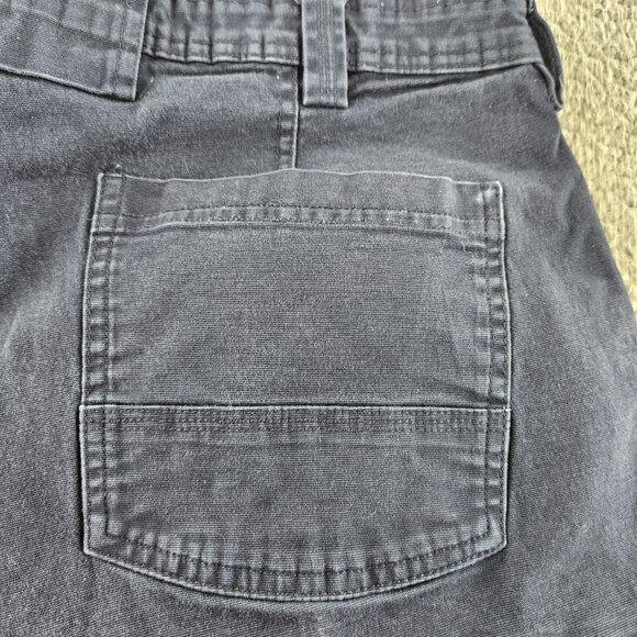 Duluth Flex Fire Hose Pants Mens 36x32 Blue Relaxed Fit Utility Workwear Cotton - Picture 15 of 16